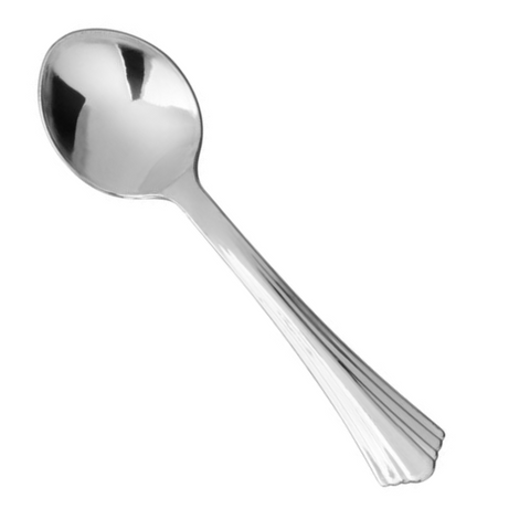 Classic Plastic Party Spoons - PACK=20 / BOX=800