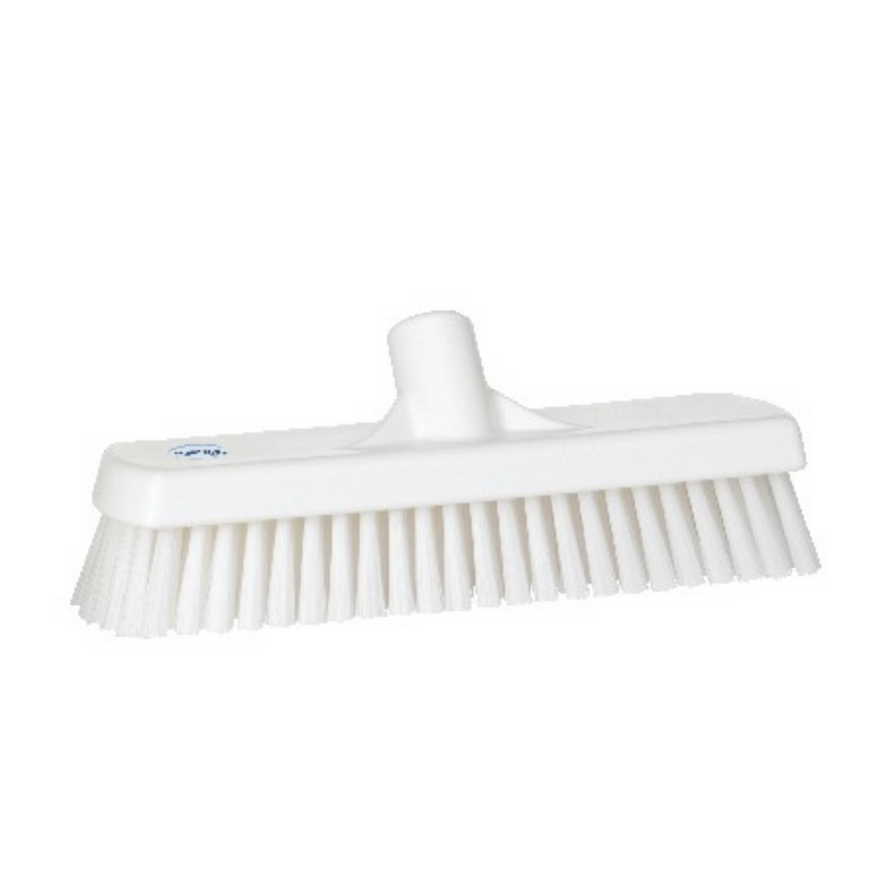 Floor and Deck Scrubbing Brush White 300mm - Each