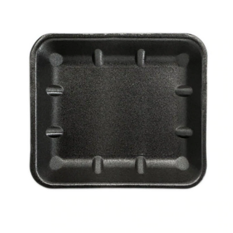 IKON Black Foam Deep Butchers Tray 210mm(L) x 187mm(W) x 30mm(H) (T87A) - Box of 360