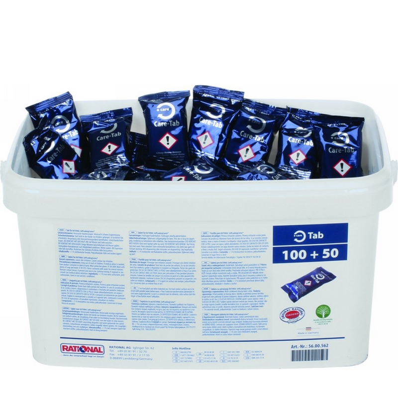 Rational Blue Cleaning Tablets for Combi Ovens - Tub of 150
