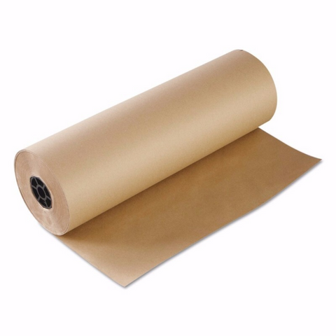 Brown Kraft Paper Counter Rolls 36" / 900mm 50gsm - 400m Long Roll