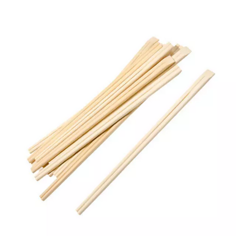 Bamboo Chopsticks 210mm Long Unwrapped in Pairs - Box of 2,500 Pairs