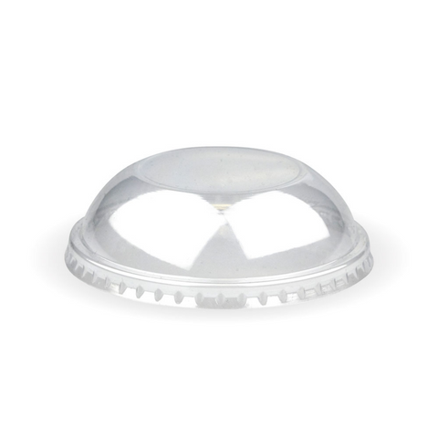 BioPak 5oz PET Dome Lid for 5oz PLA Lined Ice Cream Bio Cup - 150ml / 5oz - Box 1,000