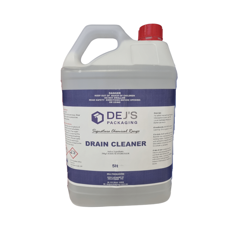 DEJ Drain Cleaner 5L Liquid - Each