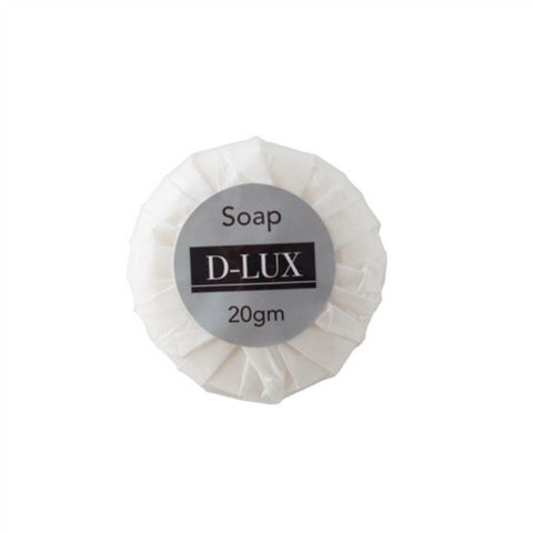 D-Lux 20gm Pleated Wrapped Soap - Carton of 500