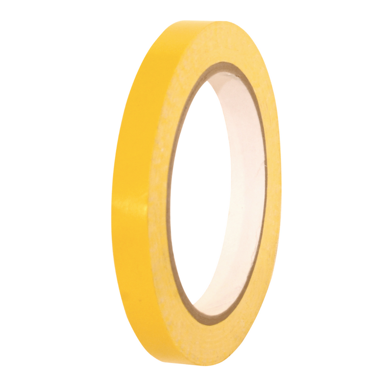 Yellow PVC Sealing Tape 12mm - EACH=1 / BOX=144