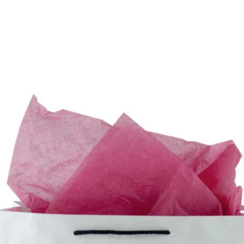 Premium 17gsm Hot Pink Coloured Tissue Paper 500mm(W) x 750mm(L) - Packet of 480