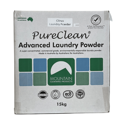 Mountain Cleaning Pureclean Citrus Laundry Powder Carton - 15Kg