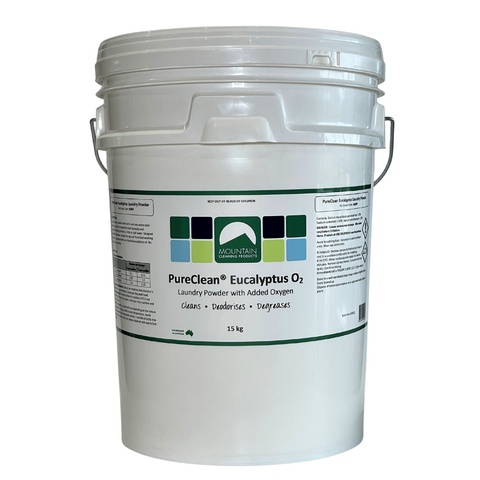 Mountain Cleaning Pureclean Eucalyptus Laundry Powder Pail - 15Kg