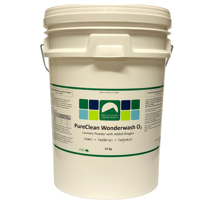 Mountain Cleaning Pureclean Wonderwash Laundry Powder Pail - 15Kg