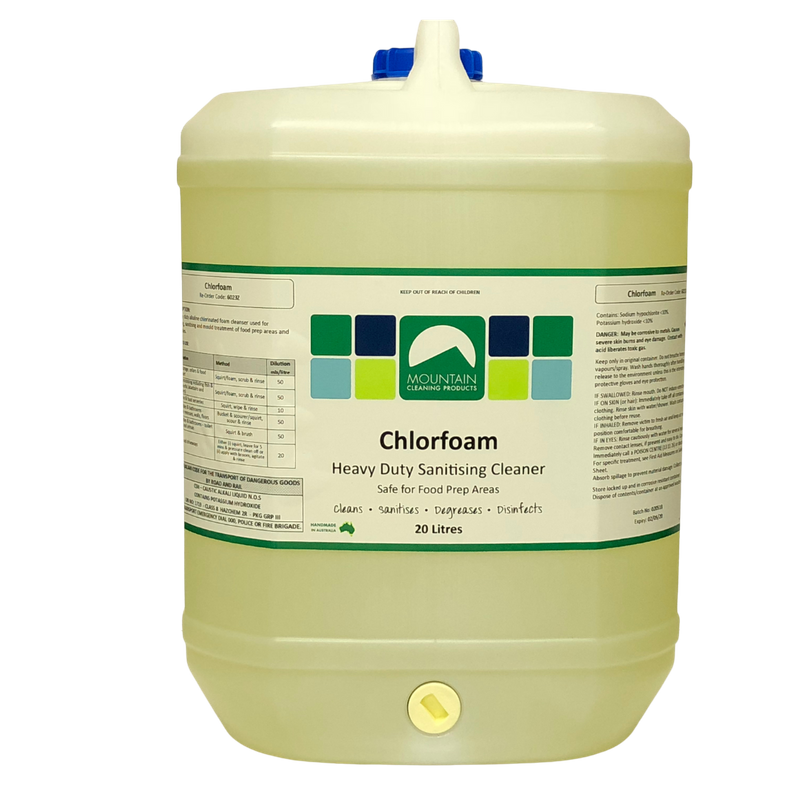 Mountain Cleaning Chlorfoam - 20Lt
