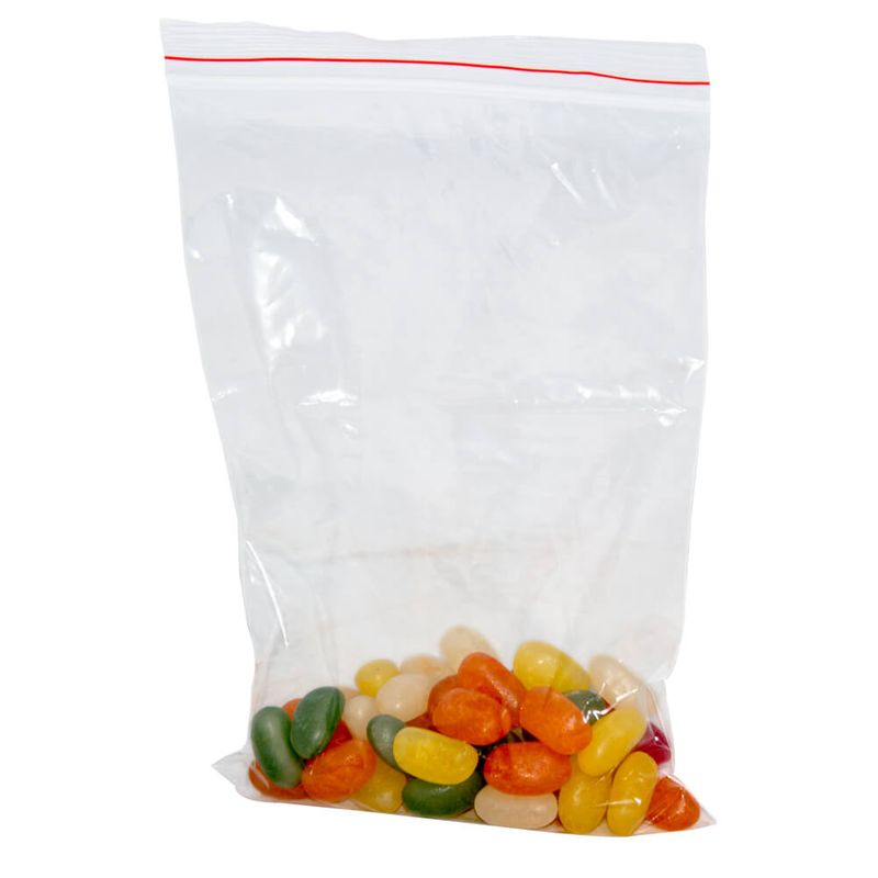 Resealable Plastic Bags 8" x 6" / 205mm x 150mm - PACKET=100 / BOX=1,000