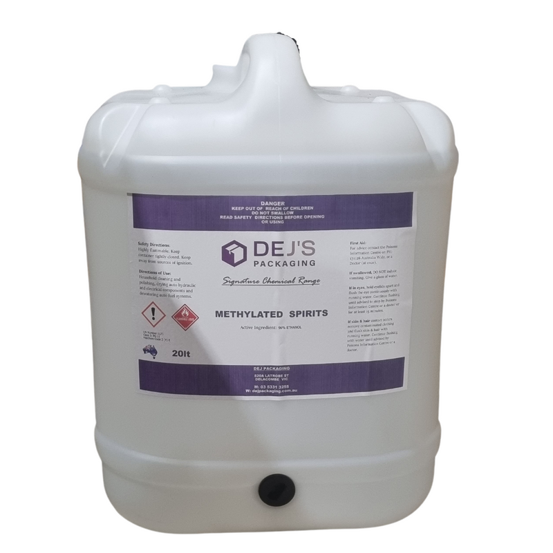 DEJ Methylated Spirits Industrial Grade - 20LT