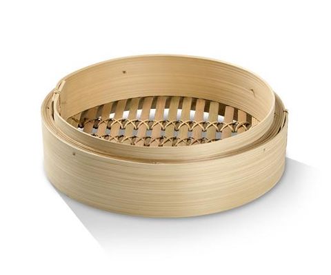 Bamboo Steamer Basket Base 10" - 20 per Carton