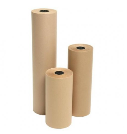 Brown Kraft Paper Counter Rolls 30" / 750mm 70gsm - 340m Long Roll