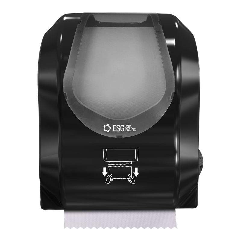 ESG Controlled Use Simplicity Roll Towel Paper Dispenser Black - Each (Free On Loan)