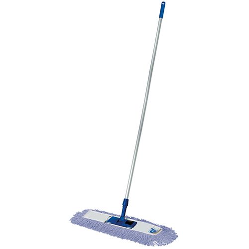 Dust Mop Set Includes 61cm Wide Dust Mop and Steel Handle - Commercial Grade