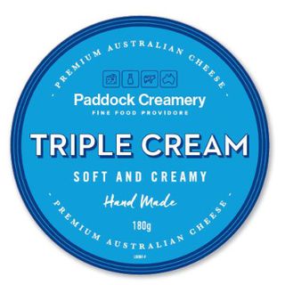 Paddock Creamery Triple Cream Brie 180Gm