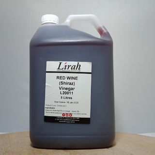 Lirah Red Wine Shiraz Vinegar 5Lt