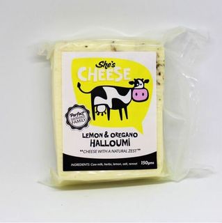 Haloumi Lemon Oregano 150Gm Shes Cheese