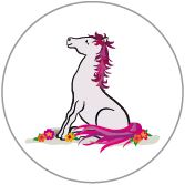Decal Pink Pony