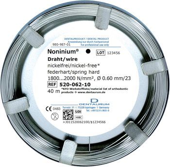 Noninium Wire Spring Hard 0.60