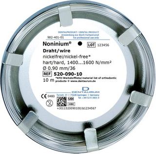 Noninium Wire Hard 0.90 mm/36
