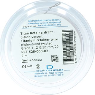 Titanium Retainer Wire 050 Mm