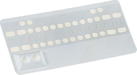 Bracket-Tray With Adhesive Tap