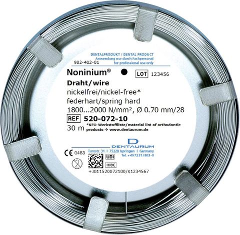 Noninium Wire Spring Hard 0.7