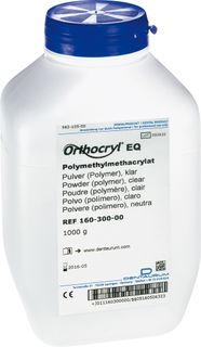 Orthocryl EQ Powder Clear 1kg