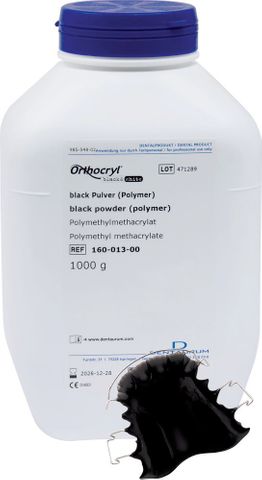 Orthocryl Black Powder 1 Kg