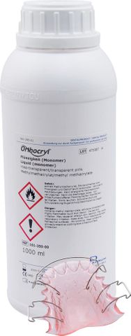 *Orthocryl Liquid Tran Pink DG