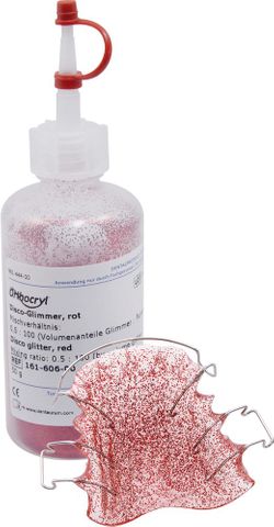 Orthocryl Disco Glitter Red