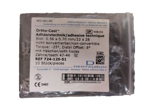 DB Ortho Buccal Tubes 22 R