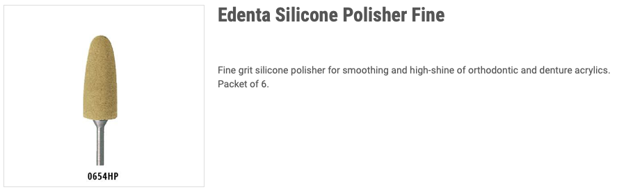 Edenta Silicone Polisher Fine