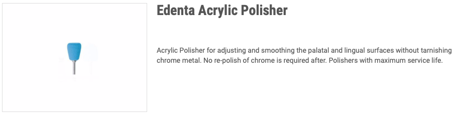 Edenta Acrylic Polisher