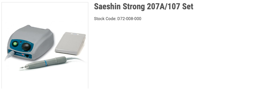 Saeshin Strong 207A/107 Set