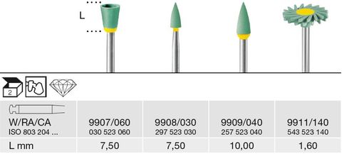 Busch Diamond Polishing for Zirconia - Step 1