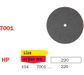 Dedeco Fibre Cut Discs 38 x 1.2mm - Box 12