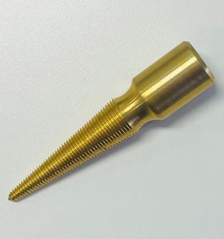 Brass Tapered Spindle - Right Handed
