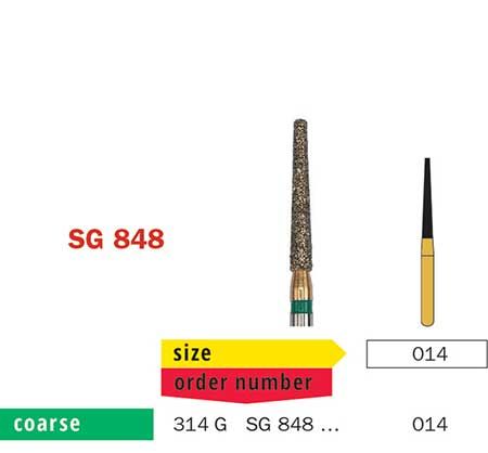 Diaswiss FG S/Goldie Long Taper SG848/014 Med