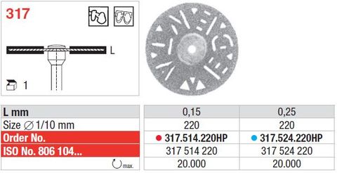 Edenta Superflex Diamond Disc 317