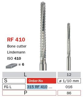 Diaswiss FG Surgical Diamond Long RF410/016