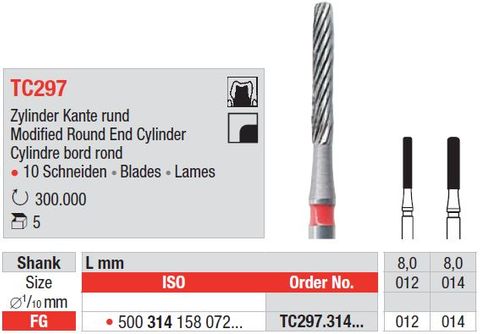 Edenta FG T/Carbide Finishing 297