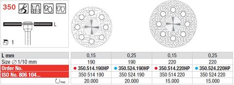 Edenta Superflex Diamond Disc 350