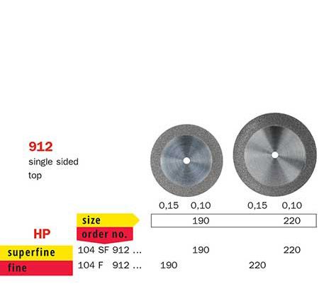 Diaswiss Flexible Single Sided Top Diamond Disc 91