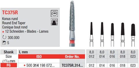 Edenta FG T/Carbide Finishing 375R