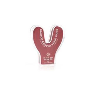 BK 04 Bausch Horseshoe Articulating Paper Red