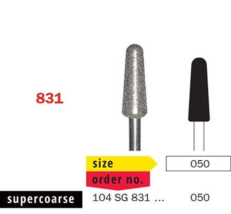 Diaswiss HP Diamond Round End Taper 831/050